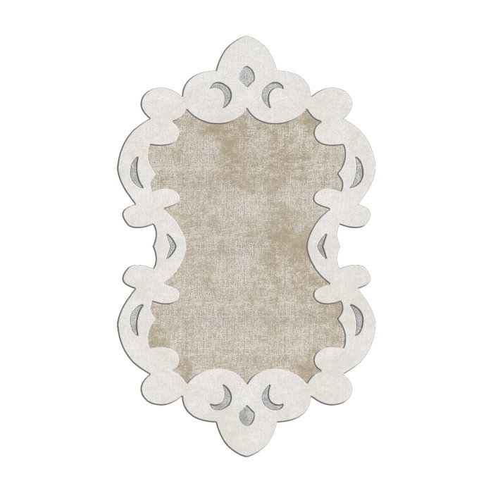 Conceptum Alfombra de Pasillo Crema 80 x 150 cm